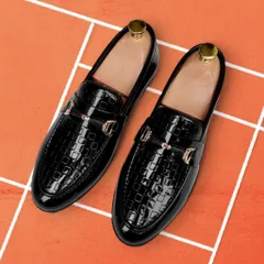 Giày Nam Loafer Vân Caro Đẹp Giày Lười Nam Cao Cấp Giày Thời Trang Nam Công Sở Khâu Đế Bền Đẹp Rẻ Mới RUNO G31