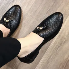 Giày Lười Da Nam Cao Cấp - Giày Da Nam Trẻ Trung Họa Tiết Vân Đan Độc Đáo Mới Nhất Form Ôm Chân Êm Ái Đẹp RUNO G1