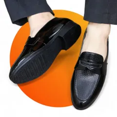 Giày Lười Nam Da Bóng Phối Đai Băng Loafer Sang Trọng Giày Âu Nam Chụp Kỷ Yếu Công Sở Không Dây Đế Khâu Bền Rẻ RUNO G23