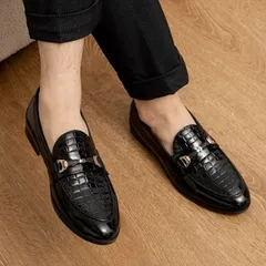 Giày Lười Nam Cao Cấp Loafer Vân Caro Giày Tây Nam Công Sở Giày Nam Đẹp Trẻ Trung Khâu Đế Bền Rẻ Mới RUNO G35