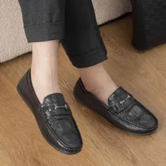 Giày Lười Nam Công Sở Da Mềm Cao Cấp Giày Mọi Nam Trẻ Trung Đế Bệt Chống Trơn Trượt Siêu Bền Đẹp Mới RUNO G31