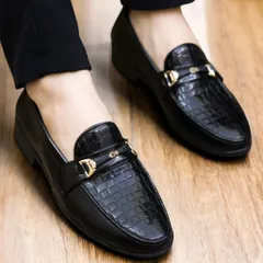 Giày Tây Nam Công Sở Loafer Đen Bóng Giày Âu Nam Trẻ Trung Giày Nam Cao Cấp Chống Trơn Trượt Bền Rẻ Đẹp RUNO G35