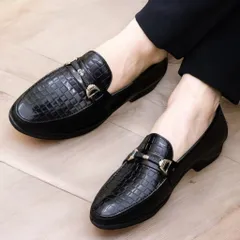Giày Tây Nam Công Sở Loafer Đen Bóng Giày Âu Nam Trẻ Trung Giày Nam Cao Cấp Chống Trơn Trượt Bền Rẻ Đẹp RUNO G35