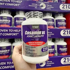 Cosamine DS for Joint Health |180 & 210 viên| Viên uống nuôi dưỡng sụn khớp cao cấp & Ngăn ngừa thoái hóa khớp [S/P Chuẩn Mỹ]