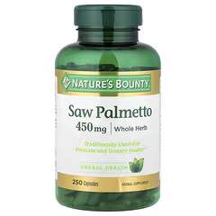 Nature's Bounty, Chiết xuất cây cọ lùn, 450 mg, 250 viên