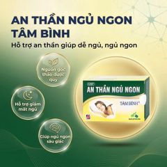 Viên hỗ trợ an thần giảm mất ngủ An Thần Ngủ Ngon (2 vỉ x 10 viên)