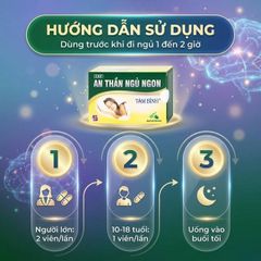 Viên hỗ trợ an thần giảm mất ngủ An Thần Ngủ Ngon (2 vỉ x 10 viên)