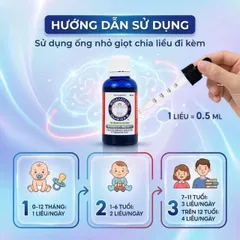 Dung dịch uống hỗ trợ bổ não Bioamicus Omega-3 (30ml)