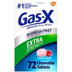 VIÊN UỐNG GIẢM ĐẦY HƠI, KHÓ TIÊU - GAS-X EXTRA 125 MG, 72vien .nhap my