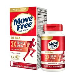 Viên uống Schiff Move Free Ultra 3X Triple Action |75 viên| Giảm đau nhức khớp hiệu quả - Bảo vệ & Tái tạo sụn khớp [S/P Chuẩn Mỹ]