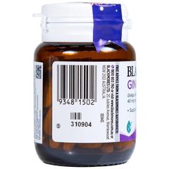 Viên uống Blackmores Ginkgo Forte hỗ trợ tuần hoàn máu não (40 viên)