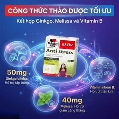 Viên uống hỗ trợ giảm căng thẳng Anti Stress Doppelherz (2 vỉ x 15 viên)