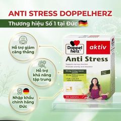 Viên uống hỗ trợ giảm căng thẳng Anti Stress Doppelherz (2 vỉ x 15 viên)