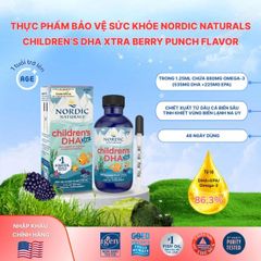 Dung dịch hỗ trợ cải thiện thị lực cho trẻ từ 1 tuổi Nordic Naturals Children's DHA xtra (60ml)