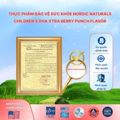 Dung dịch hỗ trợ cải thiện thị lực cho trẻ từ 1 tuổi Nordic Naturals Children's DHA xtra (60ml)
