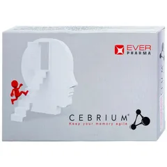 Viên hỗ trợ tăng khả năng tập trung Cebrium Ever Pharma (3 vỉ x 10 viên)