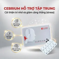 Viên hỗ trợ tăng khả năng tập trung Cebrium Ever Pharma (3 vỉ x 10 viên)