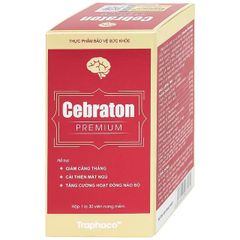 Cebraton Premium Traphaco 30 viên – Hỗ trợ bổ não, hoạt huyết và tăng khả năng tập trung