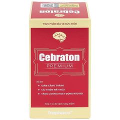 Cebraton Premium Traphaco 30 viên – Hỗ trợ bổ não, hoạt huyết và tăng khả năng tập trung