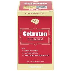 Cebraton Premium Traphaco 30 viên – Hỗ trợ bổ não, hoạt huyết và tăng khả năng tập trung