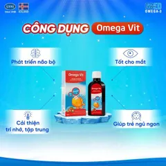 Siro bổ não Omega Vit Botafarma (100ml)