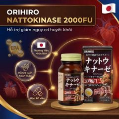 Viên uống hỗ trợ giảm nguy cơ huyết khối Orihiro Nattokinase (60 viên)