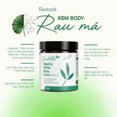Kem Dưỡng Trắng Body Rau Má GUO – Centella Healthy White Body Cream 50g/250g/500g, Dưỡng Ẩm, Làm Sáng Da, Chống Nắng Nhẹ