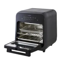 Nồi Chiên Hấp Chân Không LockLnLock Steam Air Fryer Oven 12.5L EJF693GRY - Hàng Chính Hãng Bảo Hành 2 Năm