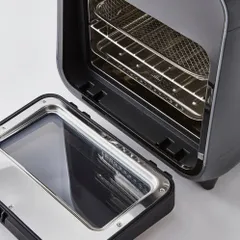 Nồi Chiên Hấp Chân Không LockLnLock Steam Air Fryer Oven 12.5L EJF693GRY - Hàng Chính Hãng Bảo Hành 2 Năm