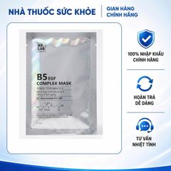 [10 chiếc] Mặt Nạ Cấp Ẩm Kr.Lab+ B5 EGF Complex Mask - Phục Hồi Da Độc Quyền, Cung Cấp Độ Ẩm Sâu, Tăng Cường Độ Đàn Hồi Mịn Màng