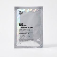 [10 chiếc] Mặt Nạ Cấp Ẩm Kr.Lab+ B5 EGF Complex Mask - Phục Hồi Da Độc Quyền, Cung Cấp Độ Ẩm Sâu, Tăng Cường Độ Đàn Hồi Mịn Màng