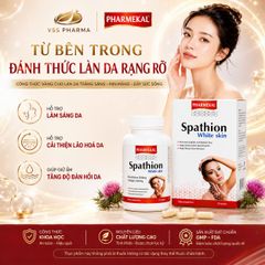 Viên uống Glutathion tinh khiết - hỗ trợ sáng da, mờ thâm nám - Spathion Pharmekal