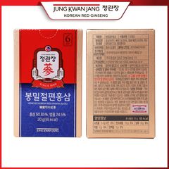 Hồng Sâm Cắt Lát Tẩm Mật Ong KGC Jung Kwan Jang - Giải Pháp Bồi Bổ Khỏe Mạnh (Hộp 12 Gói)