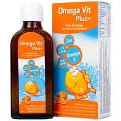 Siro Omega Vit Plus+ Botafarma 100ml hỗ trợ phát triển não bộ, tăng cường trí nhớ và thị lực cho trẻ