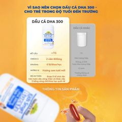 Viên nhai Kids Smart Bursts DHA 300mg Nature's Way hỗ trợ phát triển trí não và thị lực cho trẻ (50 viên)