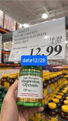 Viên uống Nature Bounty High Absorption Magnesium Glycinate 240 mg |180 viên| Thư giãn cơ bắp & Duy trì chức năng cơ thần kinh [S/P Chuẩn Mỹ]