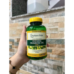 Viên Uống Tinh Dầu Hoa Anh Thảo Puritan's Pride Evening Primrose Oil 1300mg 120V