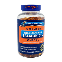 Dầu cá hồi Pure Alaska Omega Wild Salmon Oil 1,000mg 210V