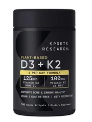  Bổ sung Vitamin D3K2 Sports Research D3 K2 160V