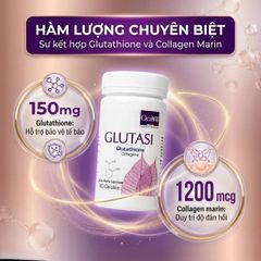 Viên uống hỗ trợ chống oxy hóa, hạn chế oxy hóa do gốc tự do Glutasi Ocavill (60 viên)