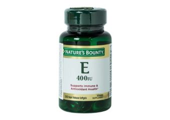 [Nhập khẩu] Viên uống bổ sung Vitamin E làm chậm quá trình lão hóa da Vitamin E 400IU Nature's Bounty (30 viên)