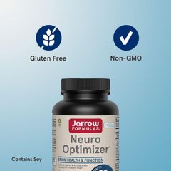 Neuro Optimizer Jarrow - Bổ não tăng cường trí nhớ, giúp hồi phục di chứng tai biến mạch máu não, 120 viên sản xuất Mỹ