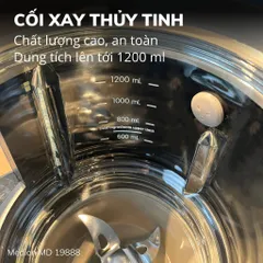 [NHẬP ĐỨC] MÁY LÀM SỮA HẠT MEDION MD19888 ,BẢO HÀNH 12 THÁNG