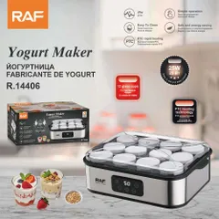 MÁY LÀM SỮA CHUA 12 LỌ RAF ,BẢO HÀNH 12 THÁNG