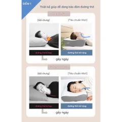 [Made in Japan] Gối chống đau mỏi vai gáy Dreamcat Memory Foam