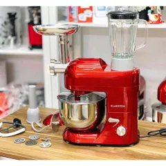 Máy Trộn Bột Đa Năng Klarstein Lucia Rossa 1300W (Hàng Đức)