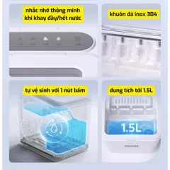 [MODEL 2025] MÁY LÀM ĐÁ PHILIPS ADD8090 ,BẢO HÀNH 12 THÁNG
