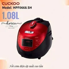 [BH 2 NĂM] NỒI CƠM CAO TẦN CUCKOO CRP-HPF0668SH 1.08L (MADE IN KOREA)
