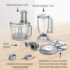 [MADE IN EU] MÁY XAY ĐA NĂNG BOSCH MC812S814 1250W ,BẢO HÀNH 12 THÁNG