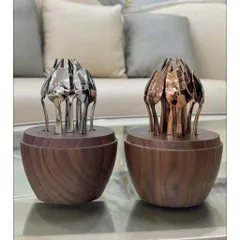 Bộ đồ ăn tráng miệng 12 món quả trứng MODERN
